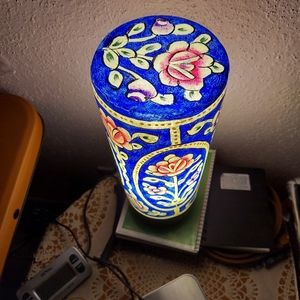 Camel Skin Leather Table Lamp